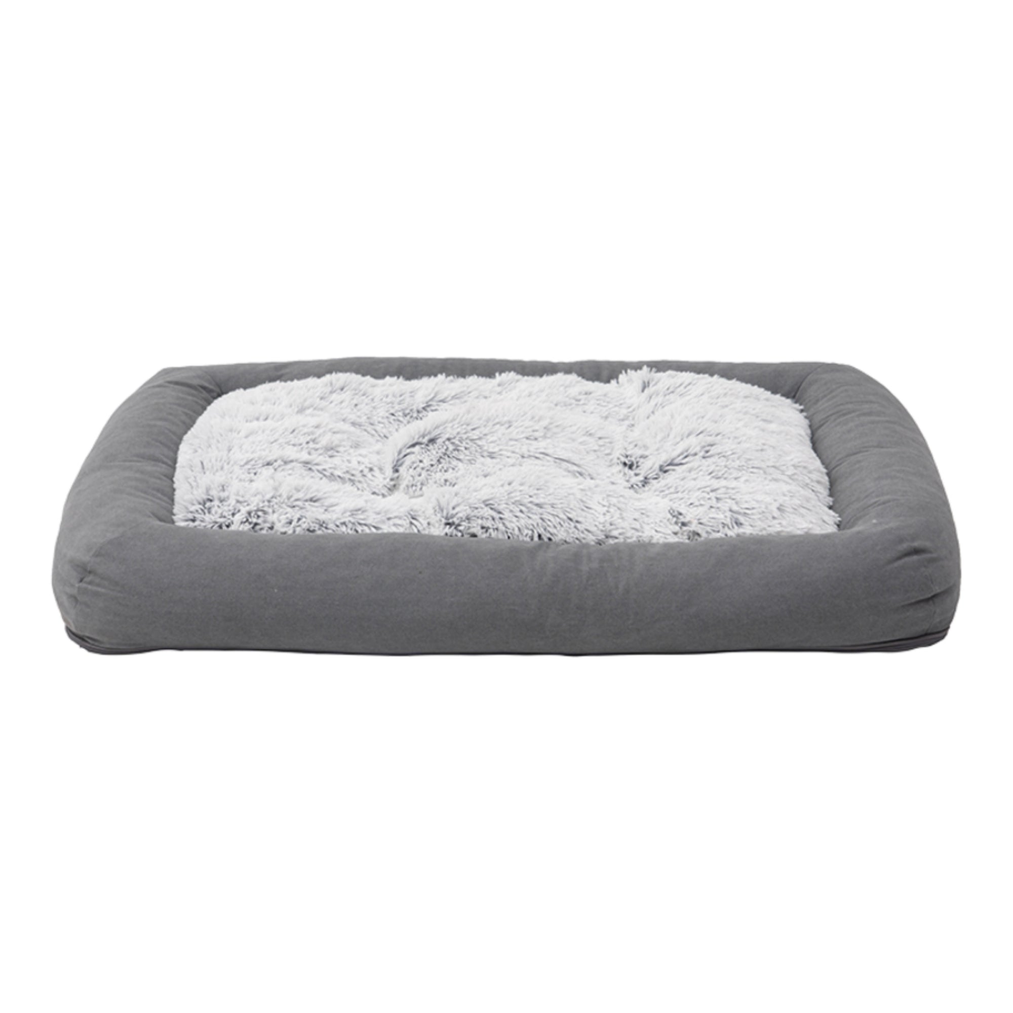Tall Tails Dog & Cat Grey All In One Bed, 34.5" x 27"